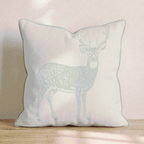 The Quiet Deer Throw Pillow - Hillcroft Home