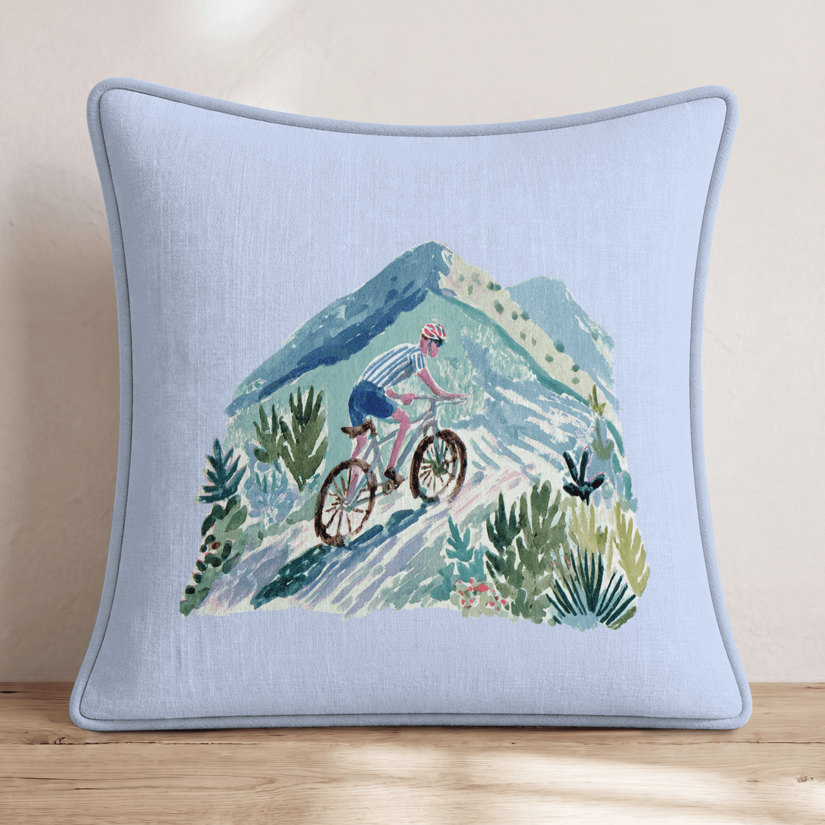 The Ride Throw Pillow - Hillcroft Home