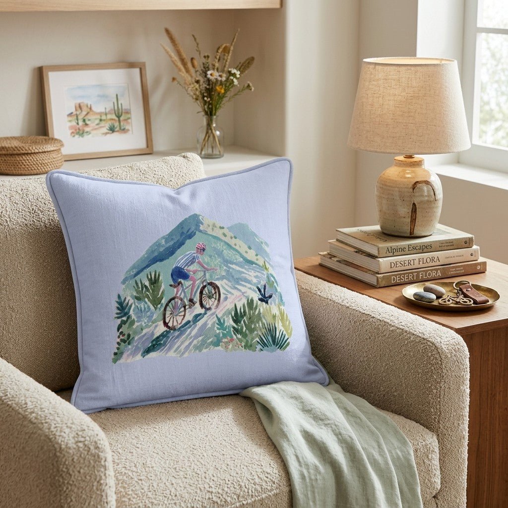 The Ride Throw Pillow - Hillcroft Home