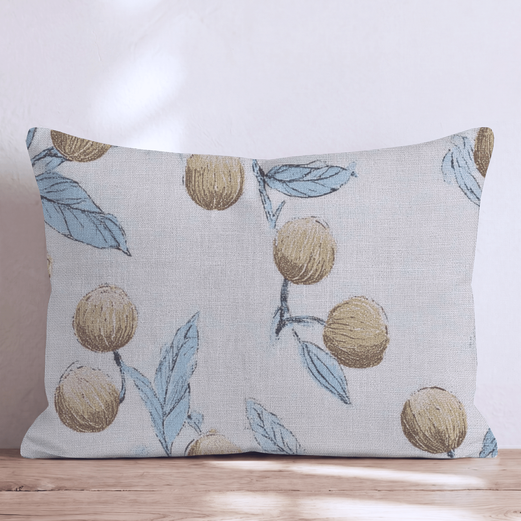 Thin Branch Sketch Throw Pillow - Hillcroft Home