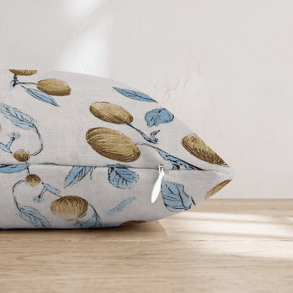 Thin Branch Sketch Throw Pillow - Hillcroft Home