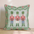 Three Nut Salute Throw Pillow throw pillow - Hillcroft Home