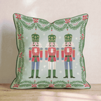 Three Nut Salute Throw Pillow throw pillow - Hillcroft Home