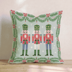 Three Nut Salute Throw Pillow throw pillow - Hillcroft Home