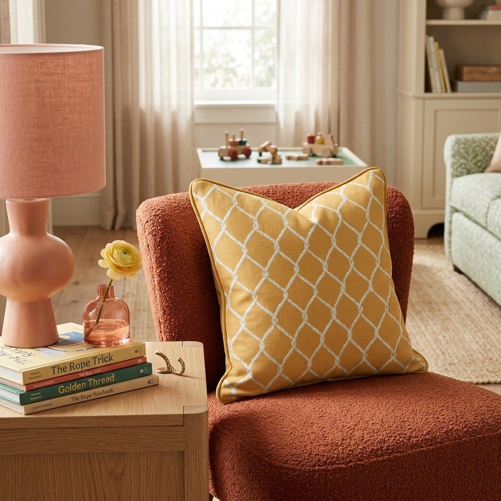 Through the Wire Throw Pillow - Hillcroft Home