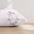 Tied To This Country Throw Pillow - Hillcroft Home