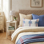 Tied With A Patriotic Bow Throw Pillow - Hillcroft Home
