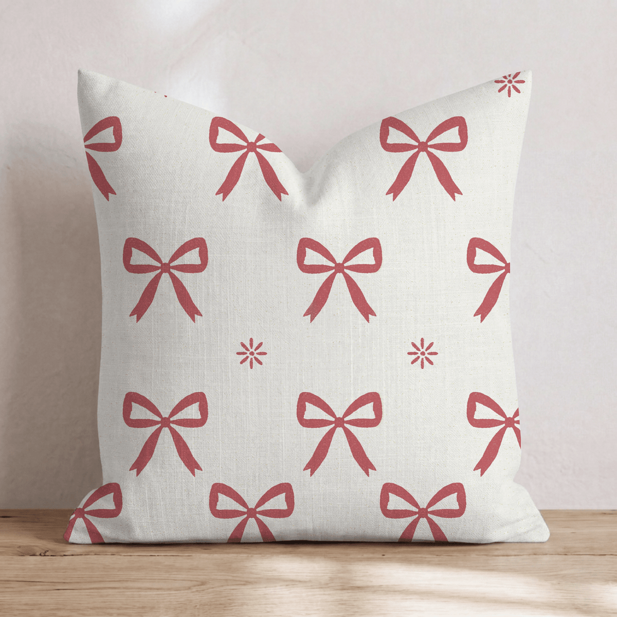 Tied with Love Throw Pillow throw pillow - Hillcroft Home