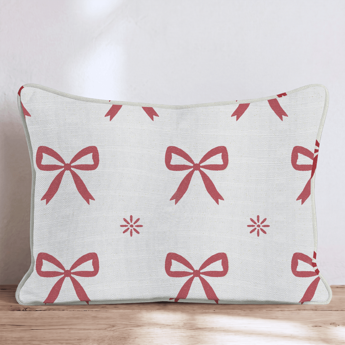 Tied with Love Throw Pillow throw pillow - Hillcroft Home