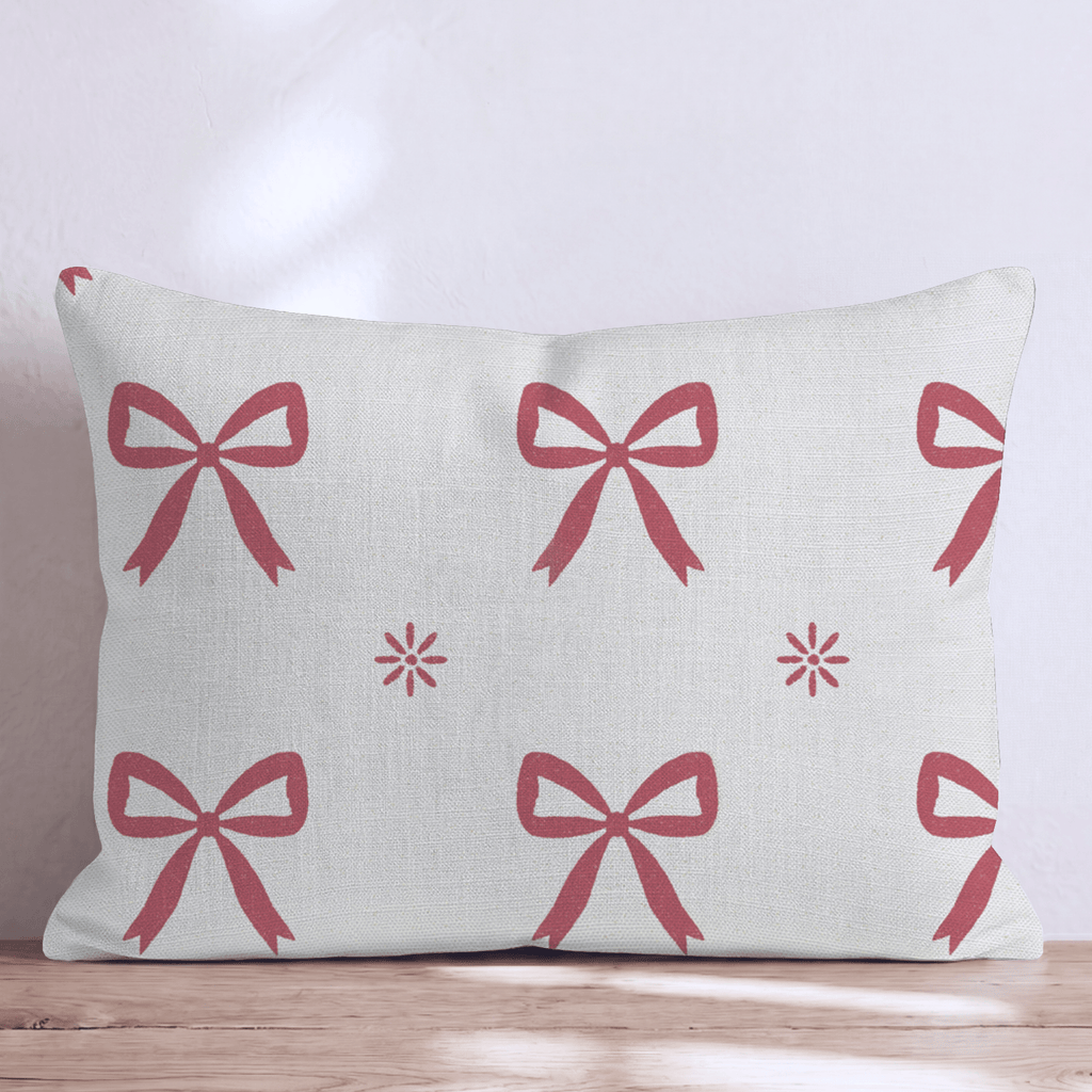 Tied with Love Throw Pillow throw pillow - Hillcroft Home