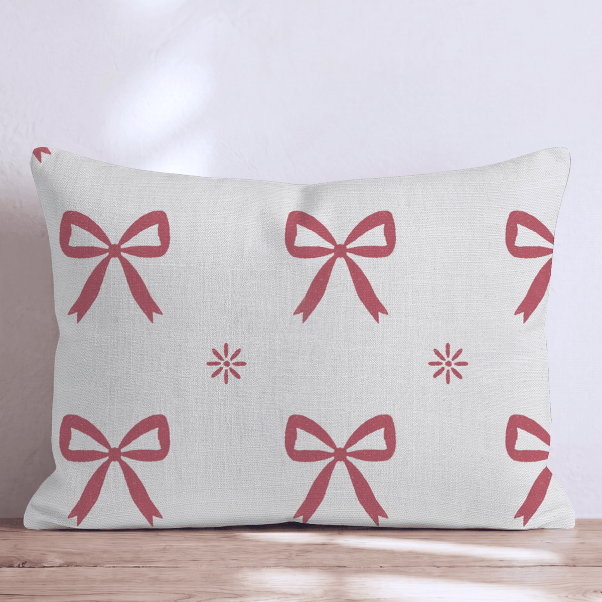 Tied with Love Throw Pillow throw pillow - Hillcroft Home