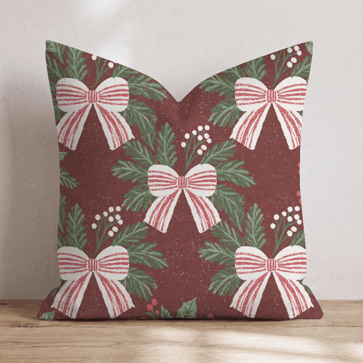 Tied with Tradition Throw Pillow throw pillow - Hillcroft Home