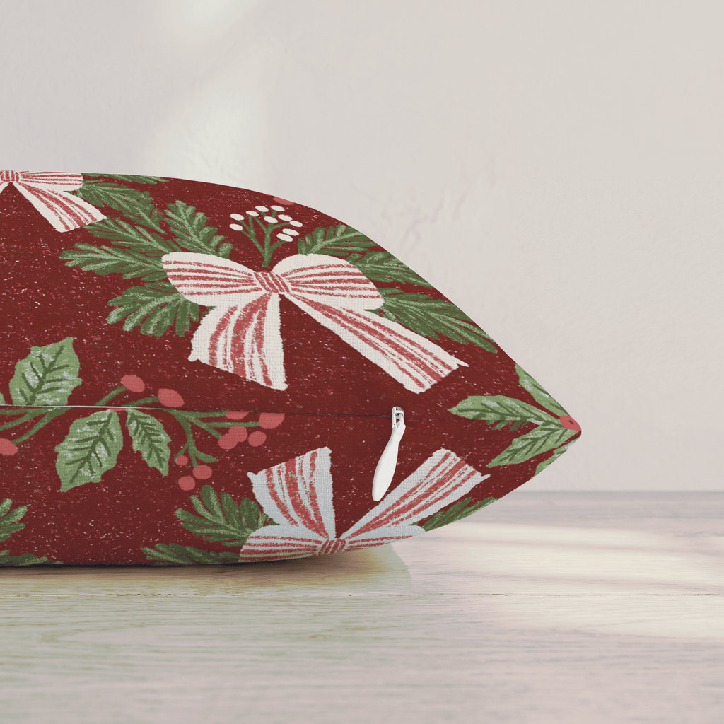 Tied with Tradition Throw Pillow throw pillow - Hillcroft Home