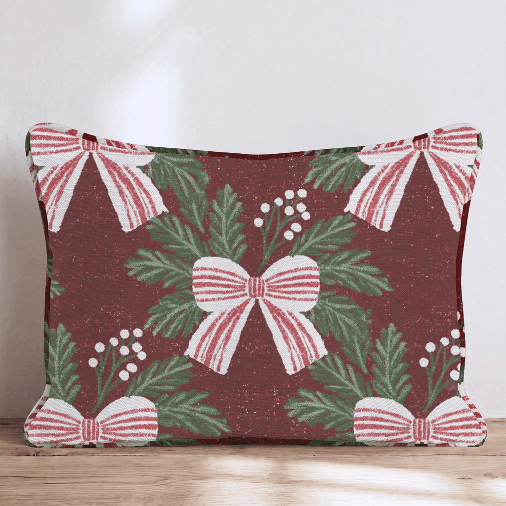 Tied with Tradition Throw Pillow throw pillow - Hillcroft Home