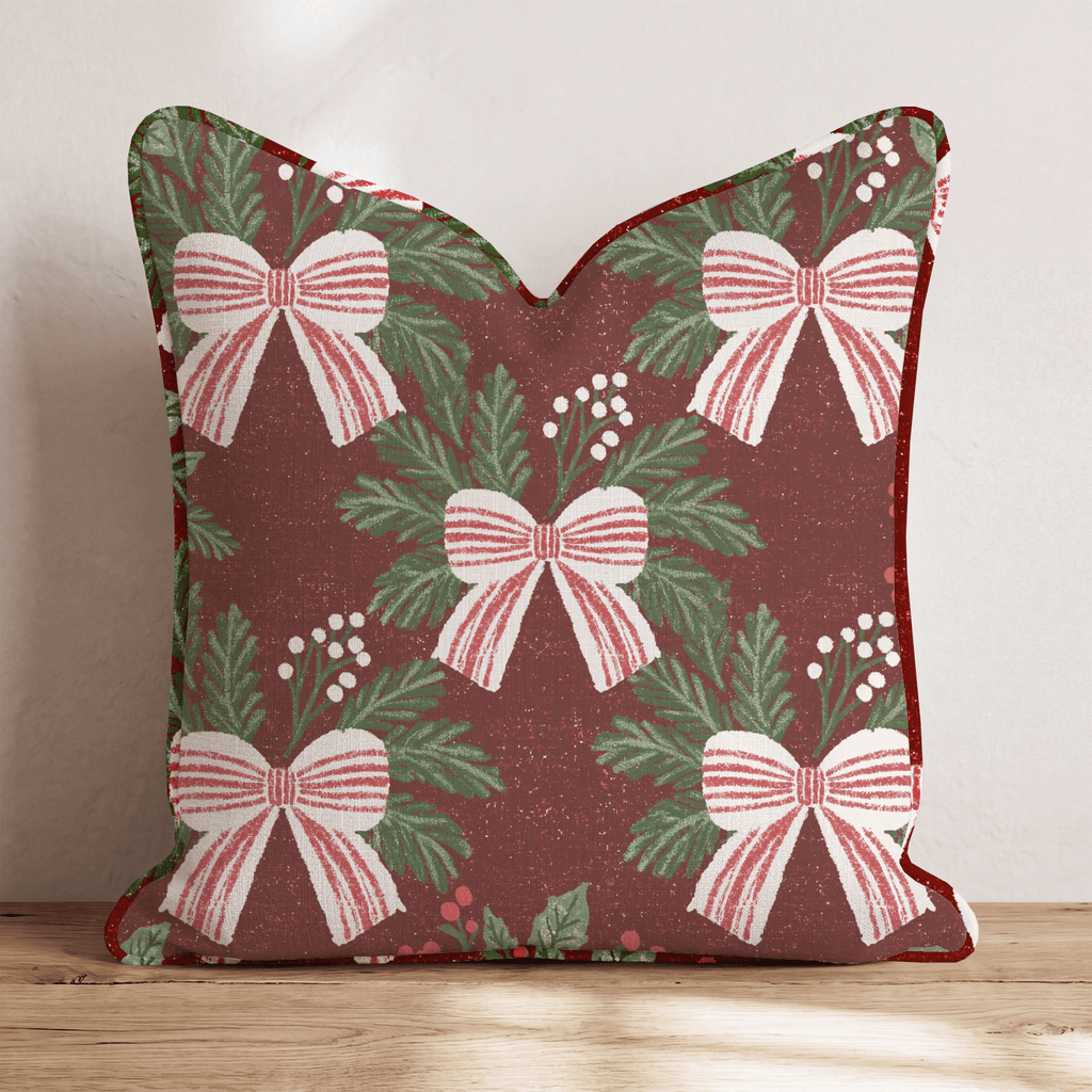Tied with Tradition Throw Pillow throw pillow - Hillcroft Home