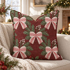 Tied with Tradition Throw Pillow throw pillow - Hillcroft Home