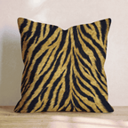 Tiger Fur Texture Throw Pillow - Hillcroft Home
