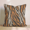 Tiger Stripe Bold Throw Pillow - Hillcroft Home