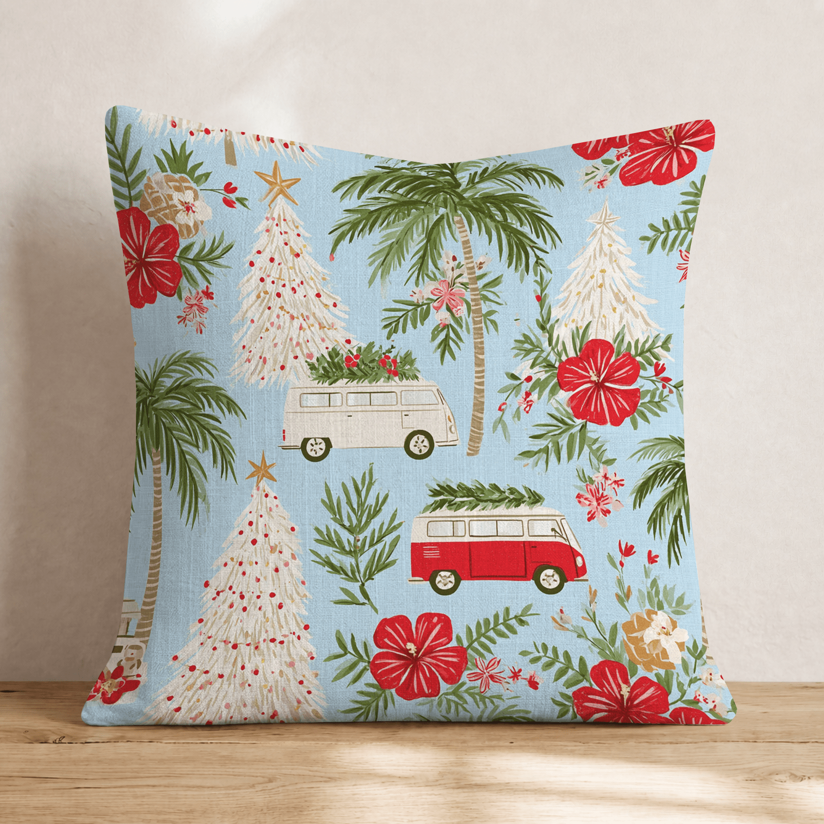 Tiki Ho Ho Throw Pillow - Hillcroft Home