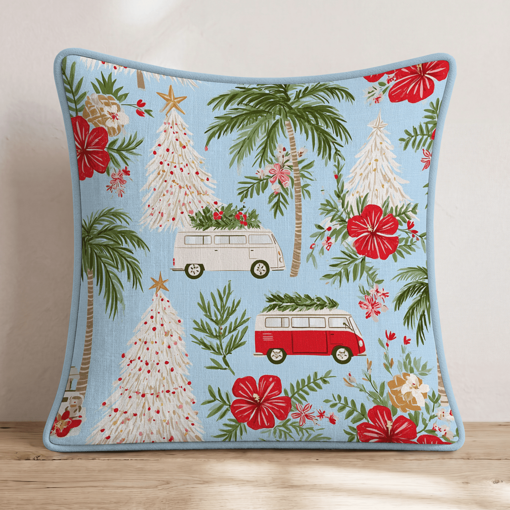 Tiki Ho Ho Throw Pillow - Hillcroft Home