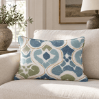 Tile Talk Throw Pillow throw pillow - Hillcroft Home
