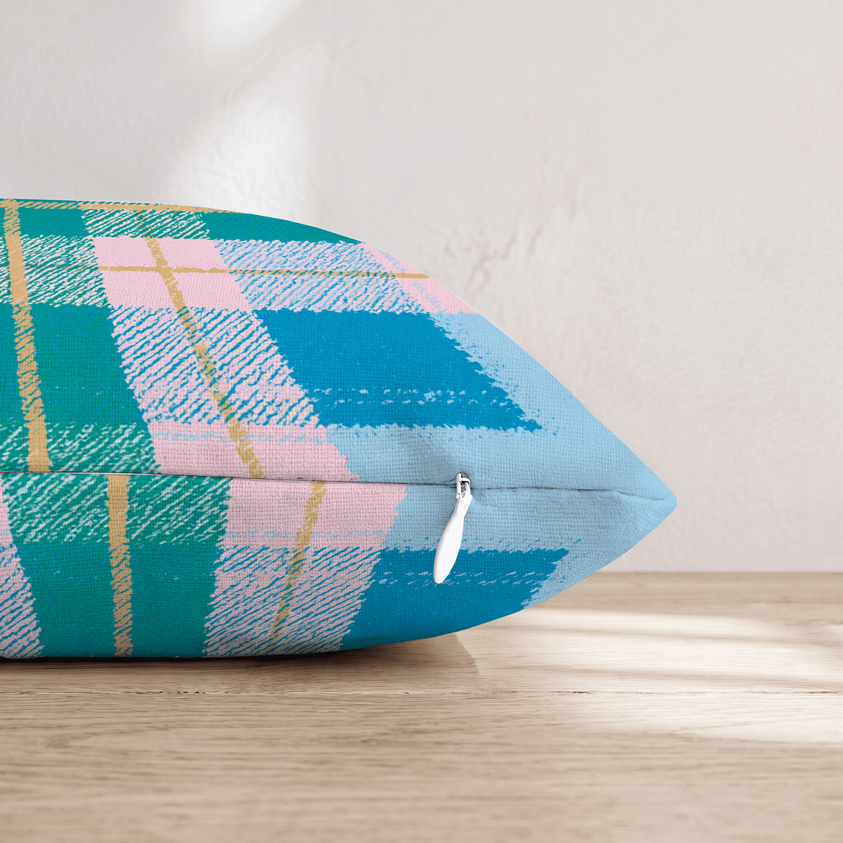 Tinley Tartan Throw Pillow - Hillcroft Home