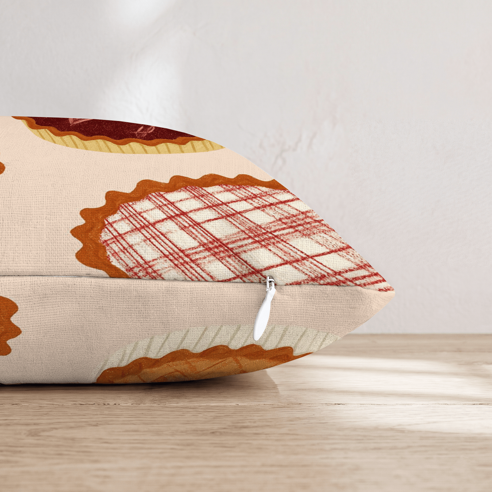 Toasted Pecan Pies Throw Pillow - Hillcroft Home