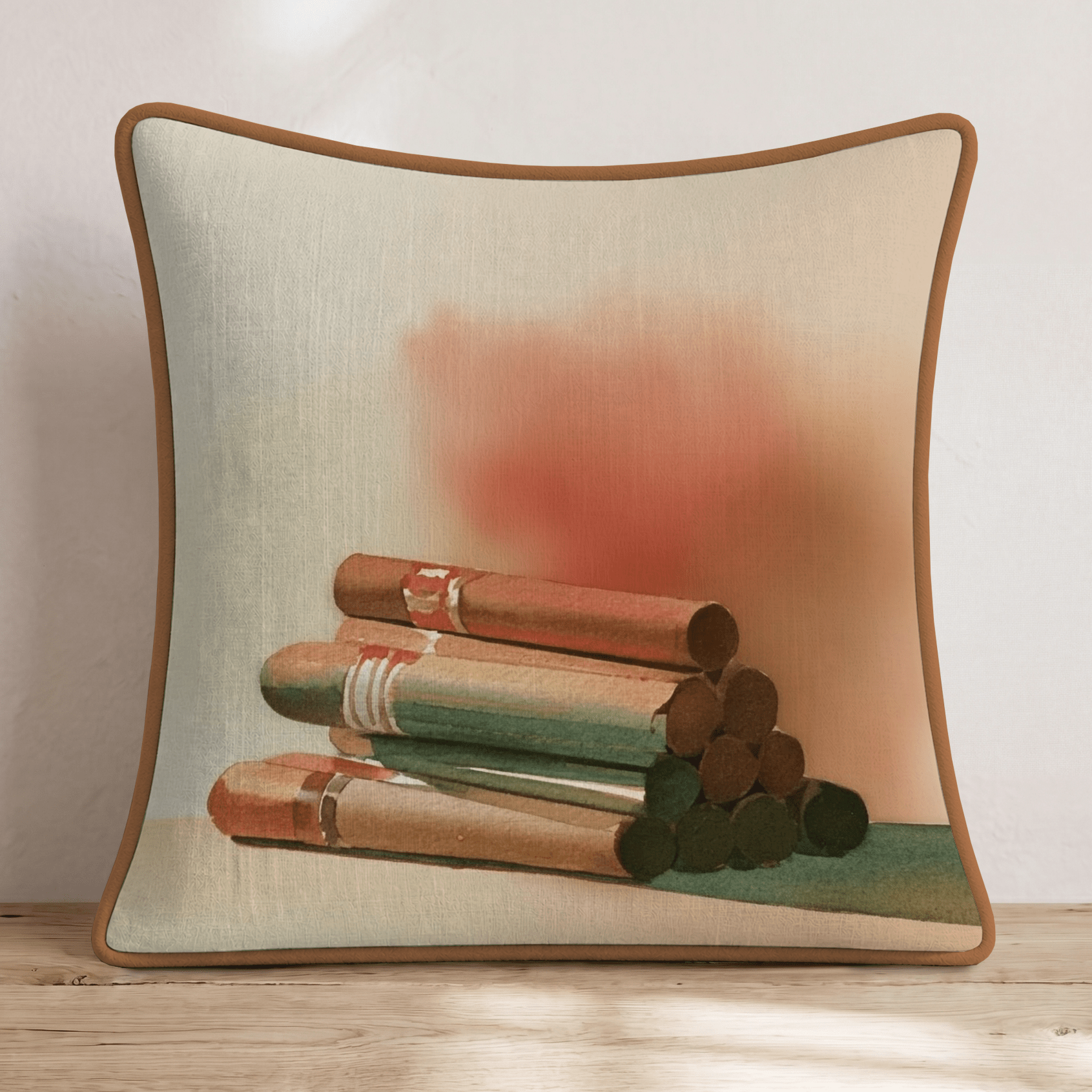 Toasting Stack Throw Pillow - Hillcroft Home