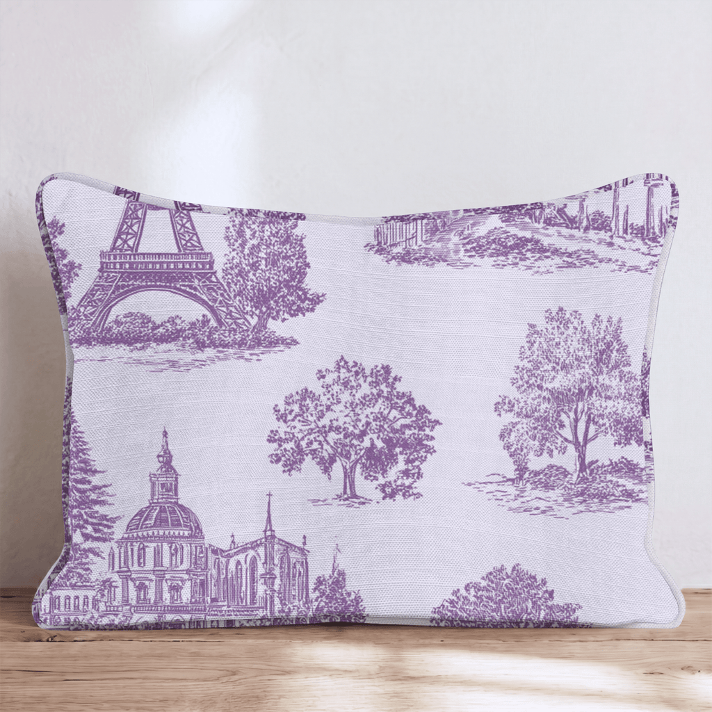 Toile de Paris Throw Pillow - Hillcroft Home