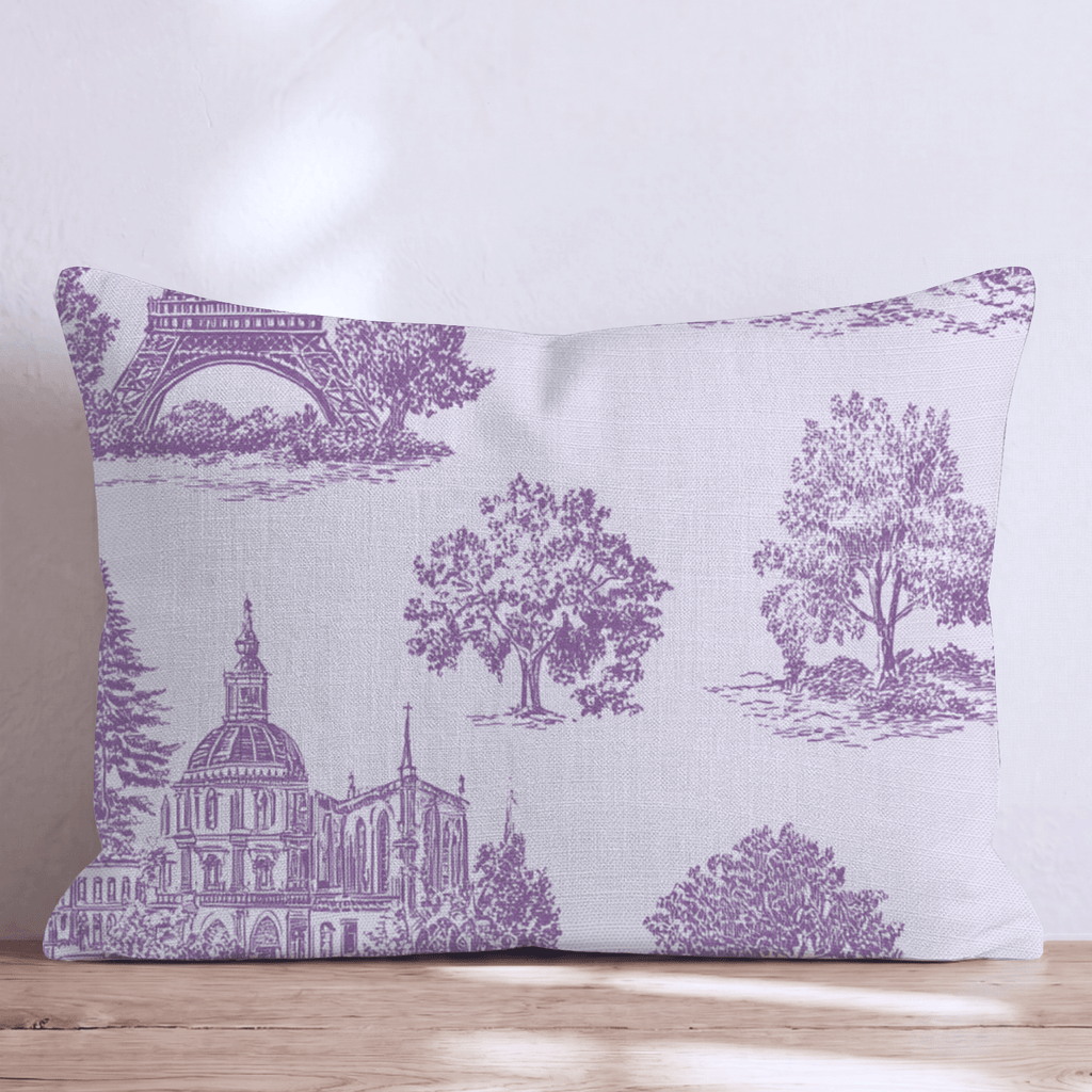 Toile de Paris Throw Pillow - Hillcroft Home
