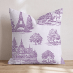 Toile de Paris Throw Pillow - Hillcroft Home
