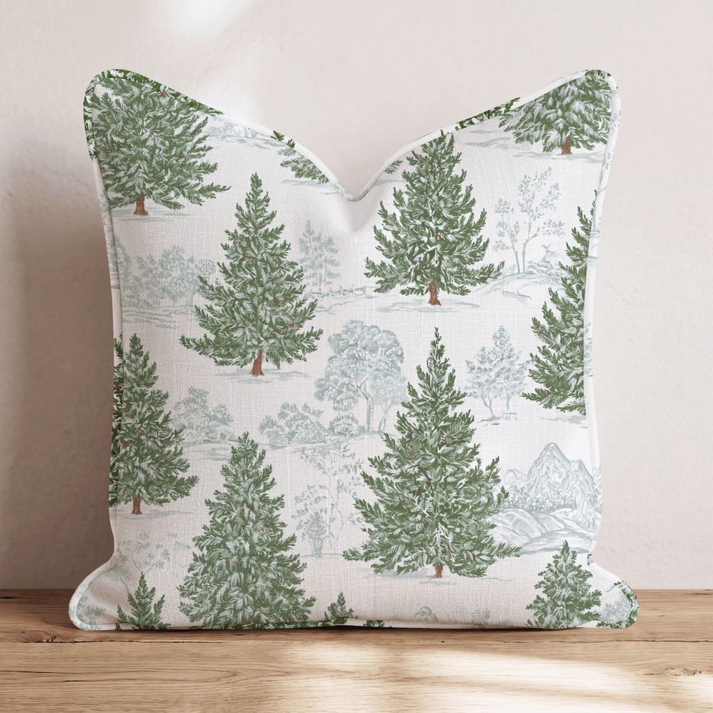 Toile Story Throw Pillow throw pillow - Hillcroft Home