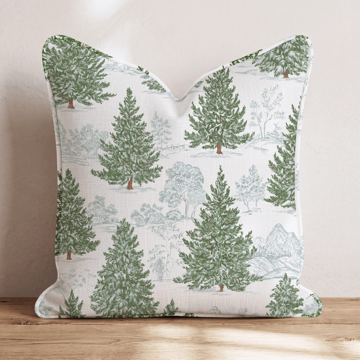 Toile Story Throw Pillow throw pillow - Hillcroft Home