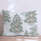 Toile Tannenbaum Throw Pillow throw pillow - Hillcroft Home