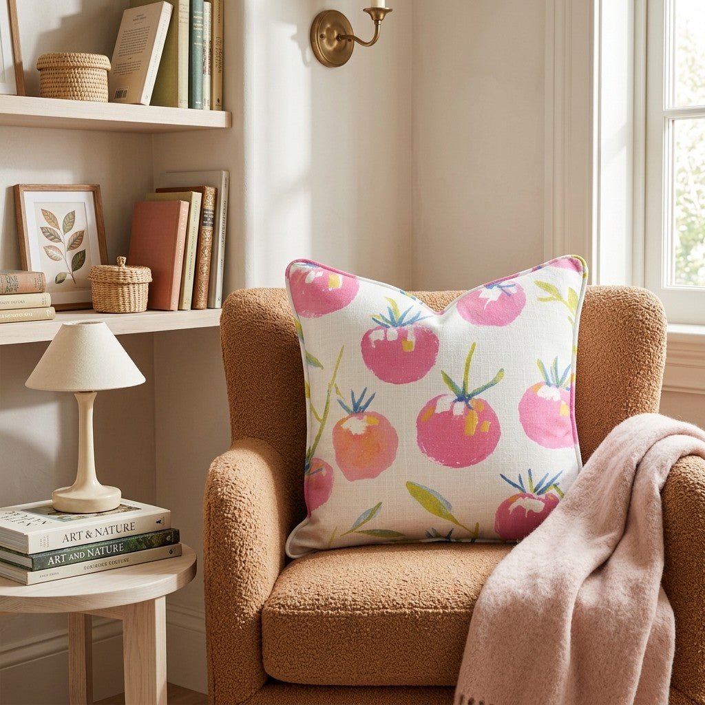 Tomato and More Throw Pillow - Hillcroft Home