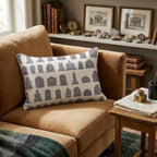 Tombstones Throw Pillow - Hillcroft Home