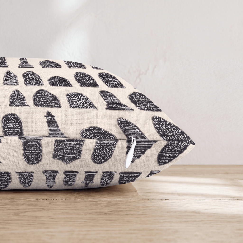 Tombstones Throw Pillow - Hillcroft Home