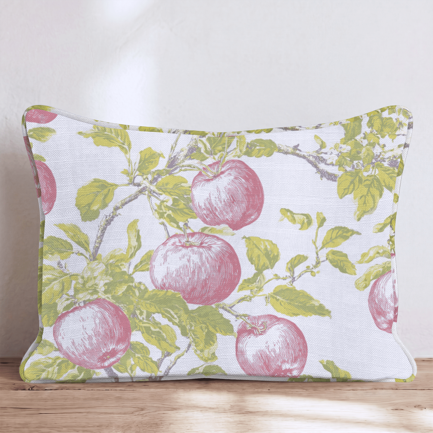 Tons Of Apples Throw Pillow - Hillcroft Home