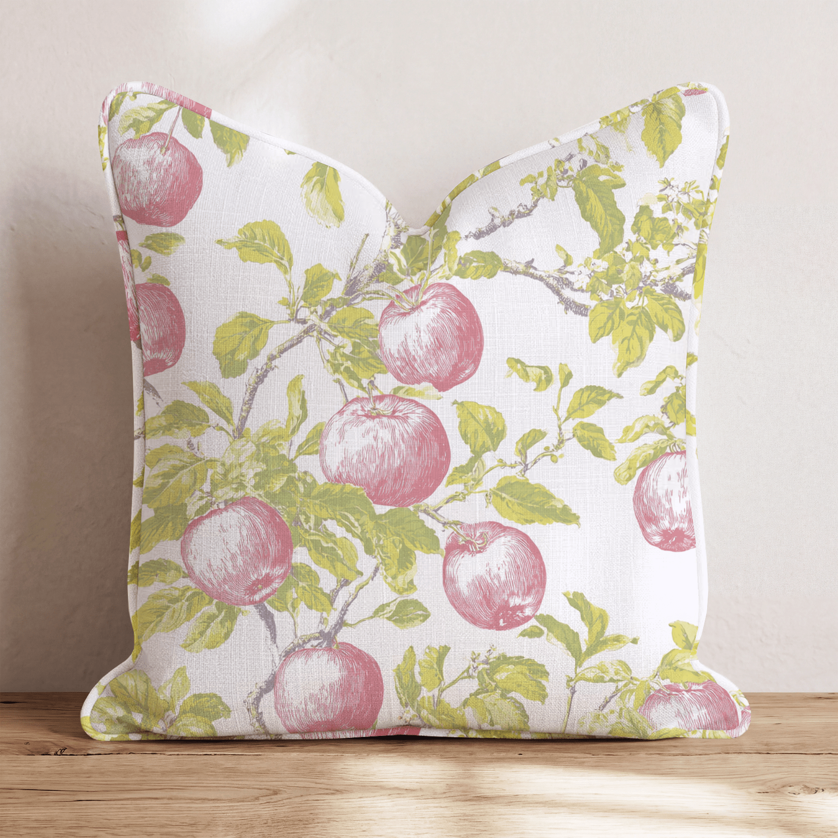 Tons Of Apples Throw Pillow - Hillcroft Home