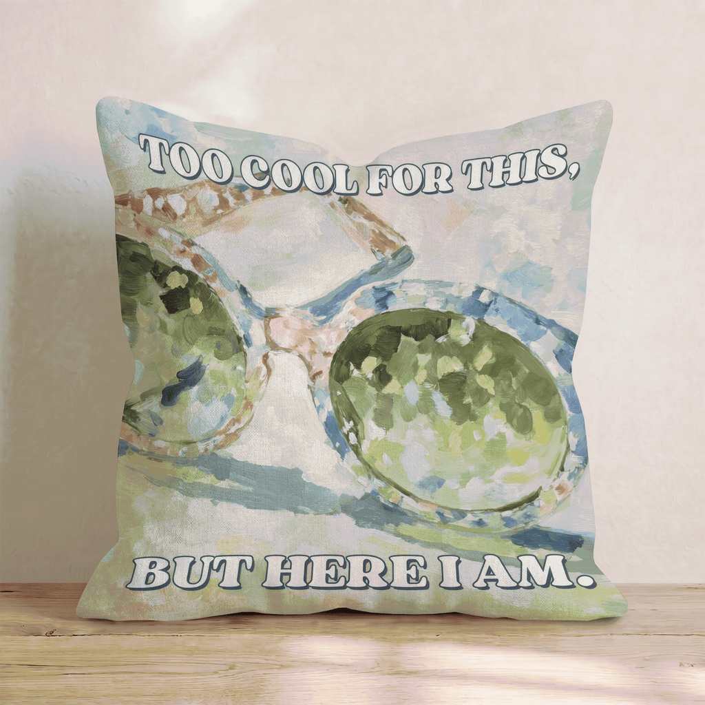 Too Cool Throw Pillow - Hillcroft Home