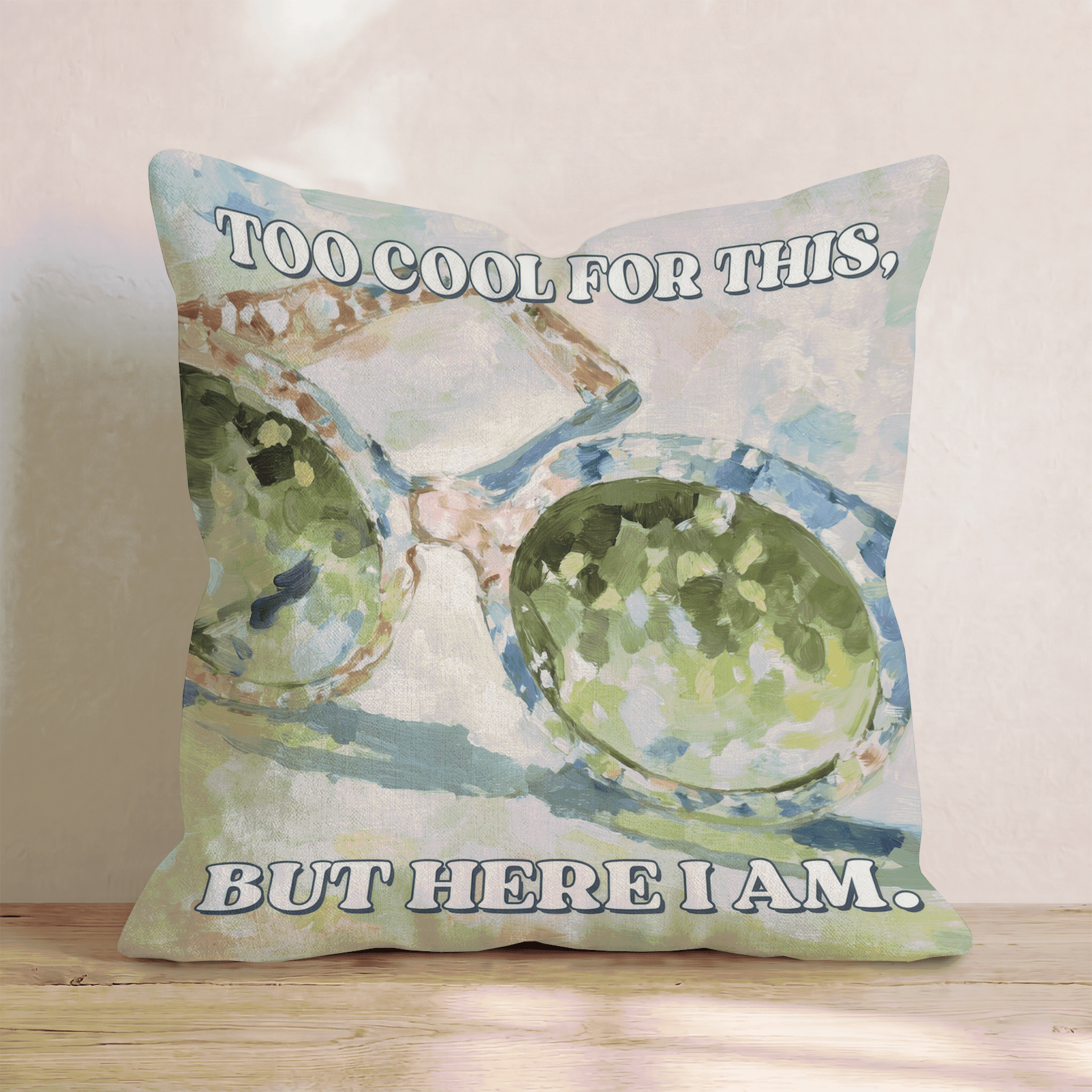 Too Cool Throw Pillow - Hillcroft Home