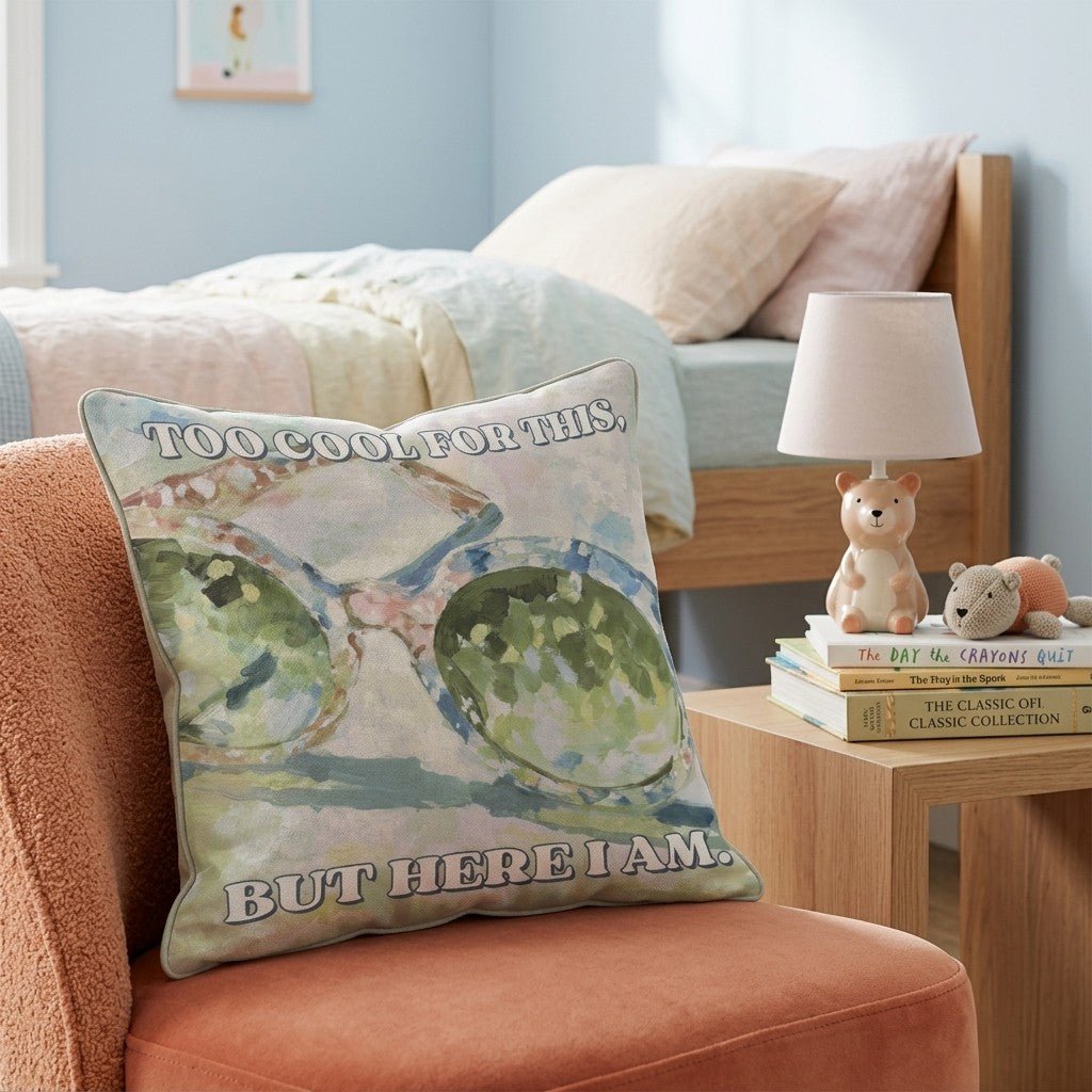 Too Cool Throw Pillow - Hillcroft Home