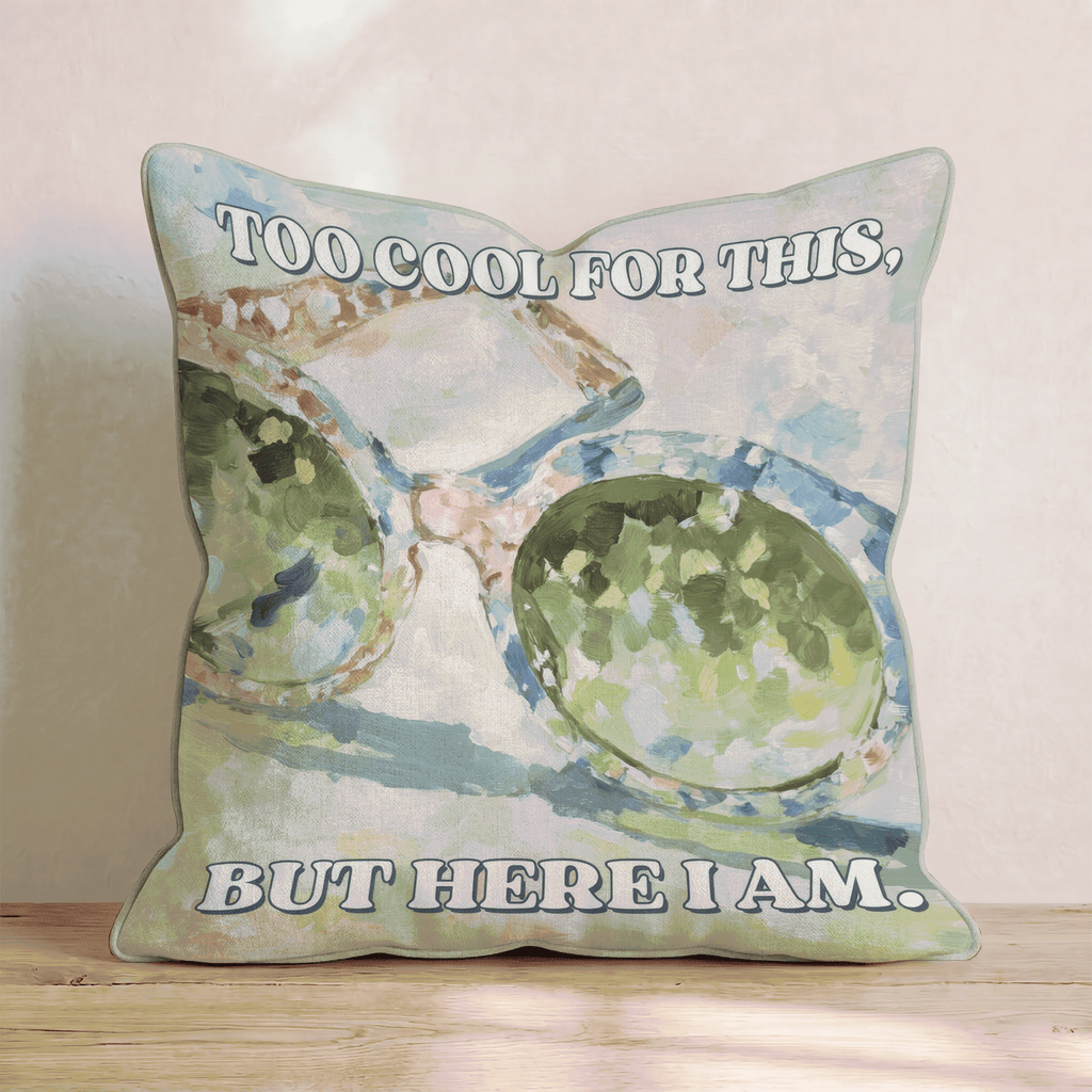 Too Cool Throw Pillow - Hillcroft Home