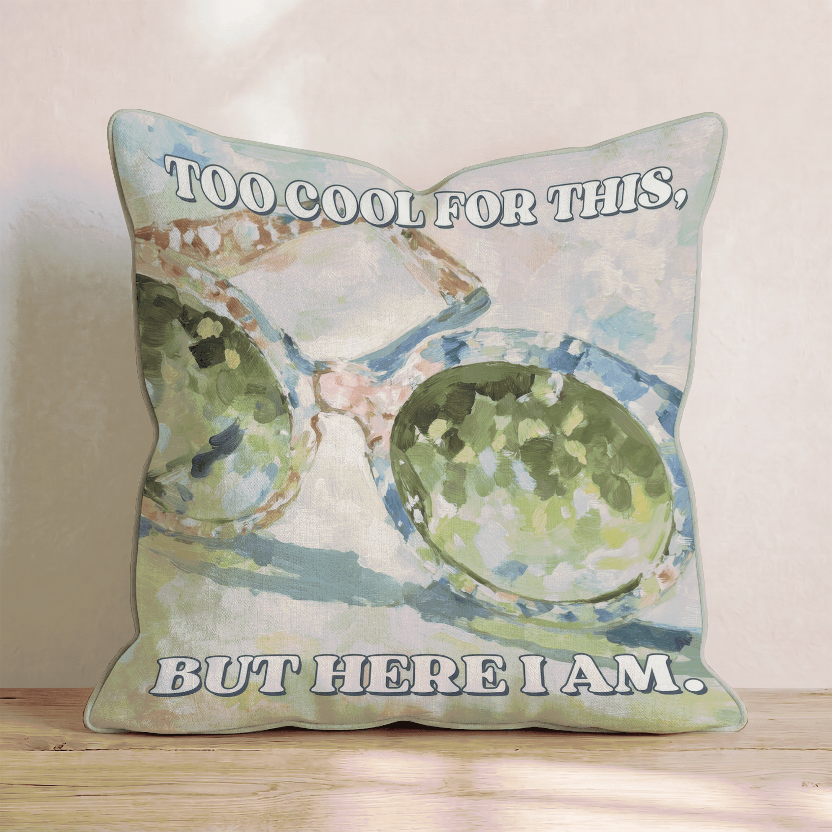 Too Cool Throw Pillow - Hillcroft Home