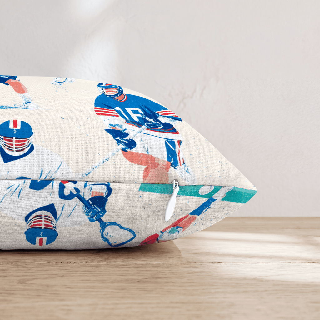 Top Shelf Lax Throw Pillow - Hillcroft Home