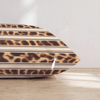 Tortoise Shell Stripes Throw Pillow - Hillcroft Home