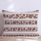 Tortoise Shell Stripes Throw Pillow - Hillcroft Home