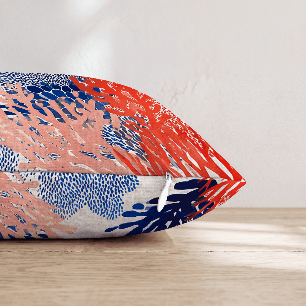 Totally Coral Throw Pillow - Hillcroft Home