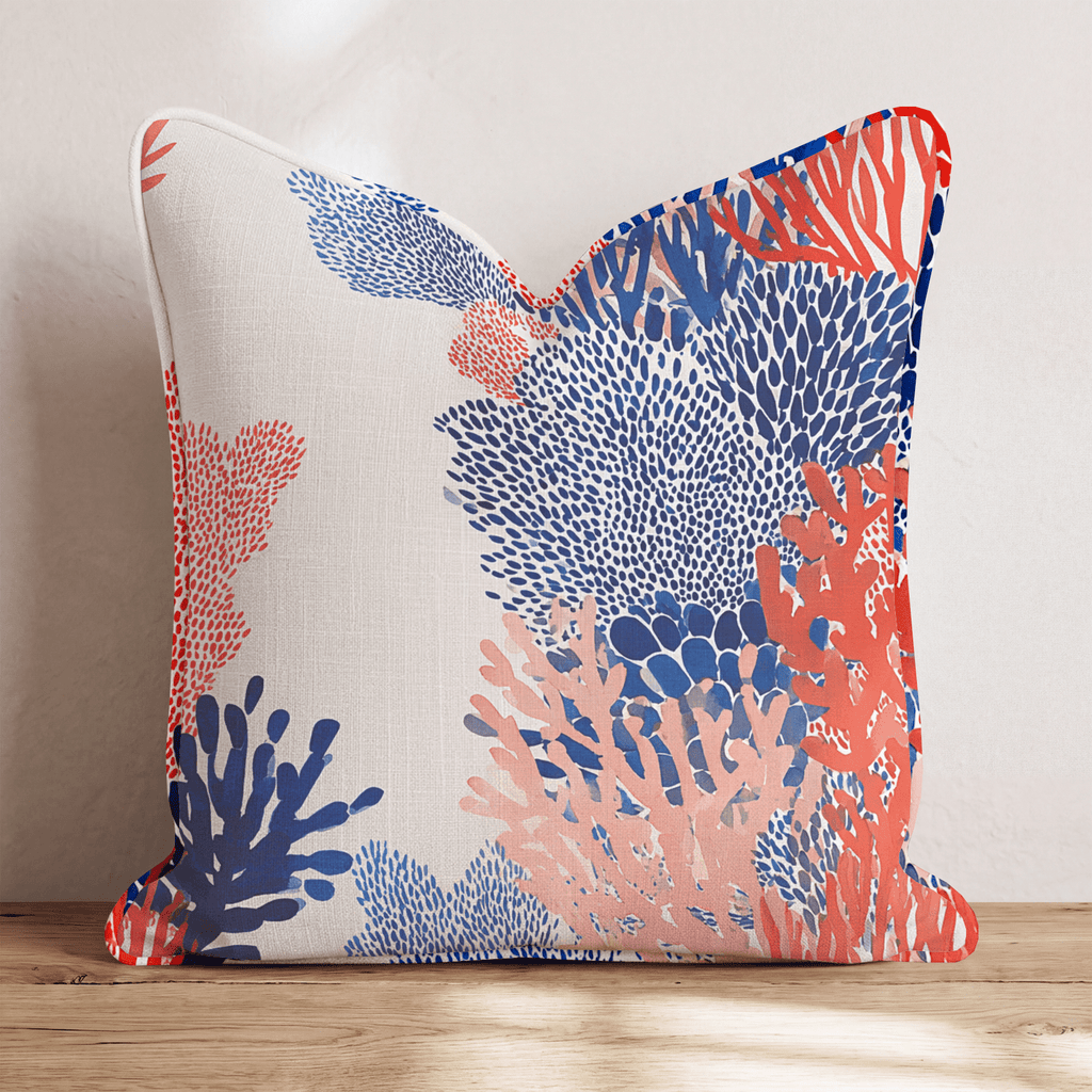 Totally Coral Throw Pillow - Hillcroft Home