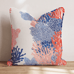 Totally Coral Throw Pillow - Hillcroft Home